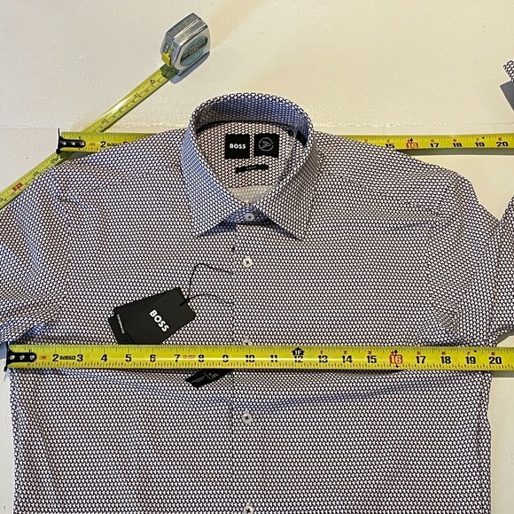 Hugo Boss Slim Fit 15.5/39 Performance Dress Shirt NWT - Picture 5 of 7